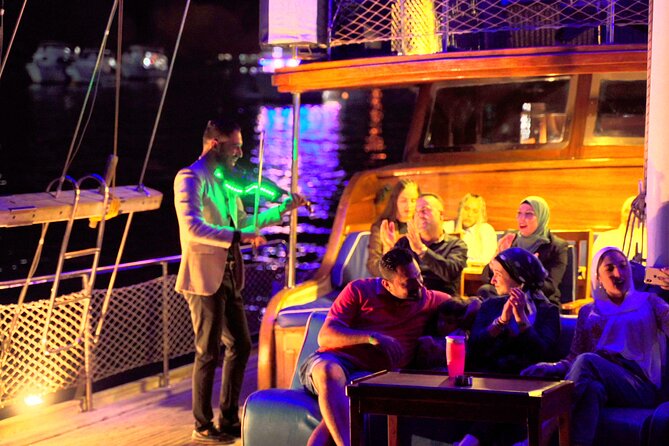 Dinner Cruise with Oriental Show & Seafood Buffet from Sharm El Sheikh - The Show on Board: Tanoura, Belly Dance, and Live Music