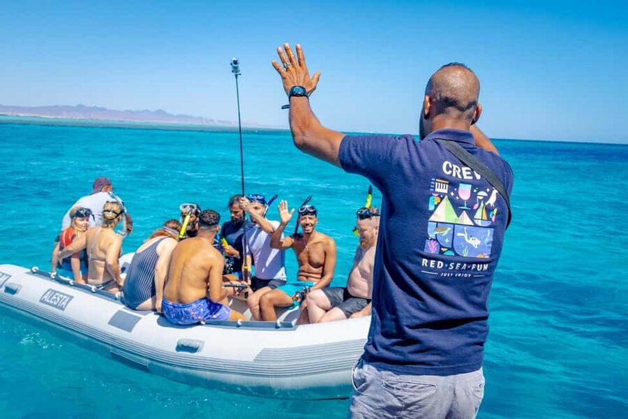 Dolphin Tour with Red Sea Fun. The Best in Hurghada - Two Secluded Coral Reef Stops for Snorkeling