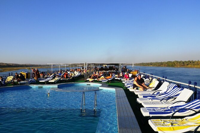 Enjoy 4 nights Nile Cruise Luxor&Aswan&Abu Simbel&Balloon from Cairo by plane - Day 1: Flying into Luxor, Karnak and Luxor Temple, then settling into the cruise