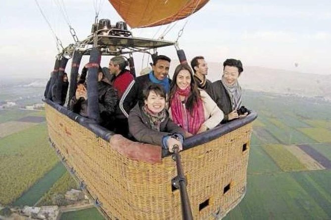 Enjoy 4 nights Nile Cruise Luxor&Aswan&Abu Simbel&Balloon from Cairo by plane - Day 2: Included hot air balloon over Luxor, Valley of the Kings, Hatshepsut, and Memnon