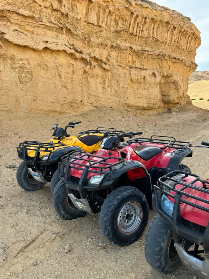 Fayoum: Qarun Sahara Safari With( ATV ) Quad bike From Cairo - Qaron Lake sunset, then time to look up