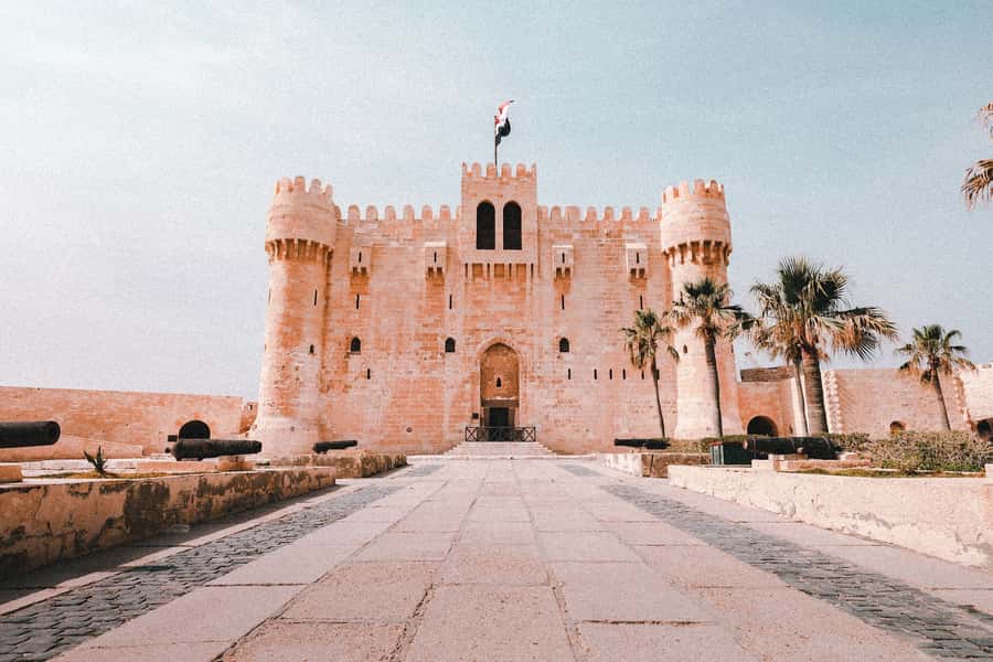 From Alexandria:- Alexandria Top Highlights half-day tour - Qaitbay Fort and the lighthouse location: coastline history you can see