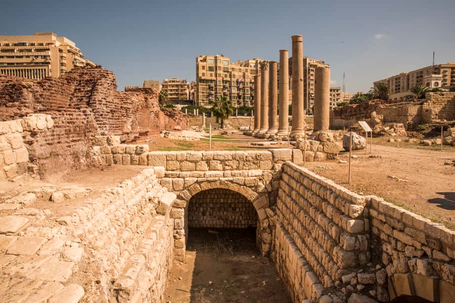 From Alexandria: Full-Day Guided Tour of Historical Sights - Kom El-Deka Roman amphitheater and mosaics in open air