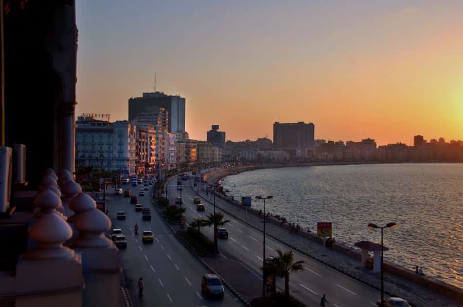 From Alexandria Port: Alexandria Day Tour - St. Mark’s Cathedral and the feel of old downtown from the car