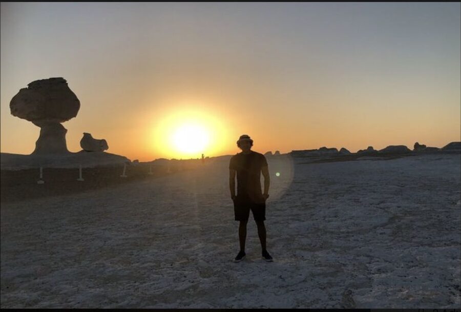 From Cairo: Bahariya Oasis and Black and White Desert Tour - Black Desert and English Mountain: Volcanic Rock Drama