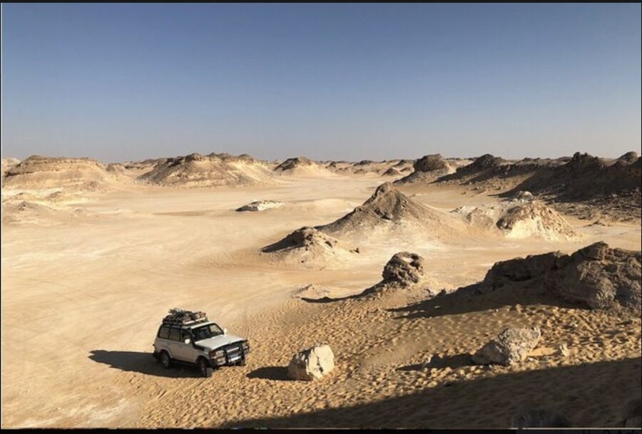 From Cairo: Bahariya Oasis and Black and White Desert Tour - The White Desert Magic: Crystal Mountain and Agabat Valley