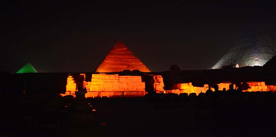 From Cairo: Giza Pyramids Tour with Light Show and Transfer - Camera time: photographing the pyramids at night