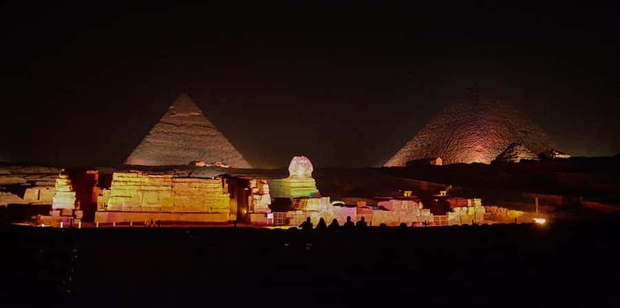 From Cairo: Giza Pyramids Tour with Light Show and Transfer - Pickup in Cairo and the ride to the Giza Pyramids