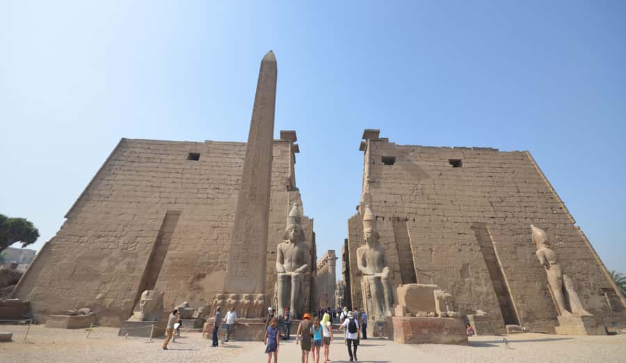 From Cairo: Luxor & Hot Air Balloon Private Trip by Plane - East Bank temples: Karnak’s scale, then Luxor Temple’s glow