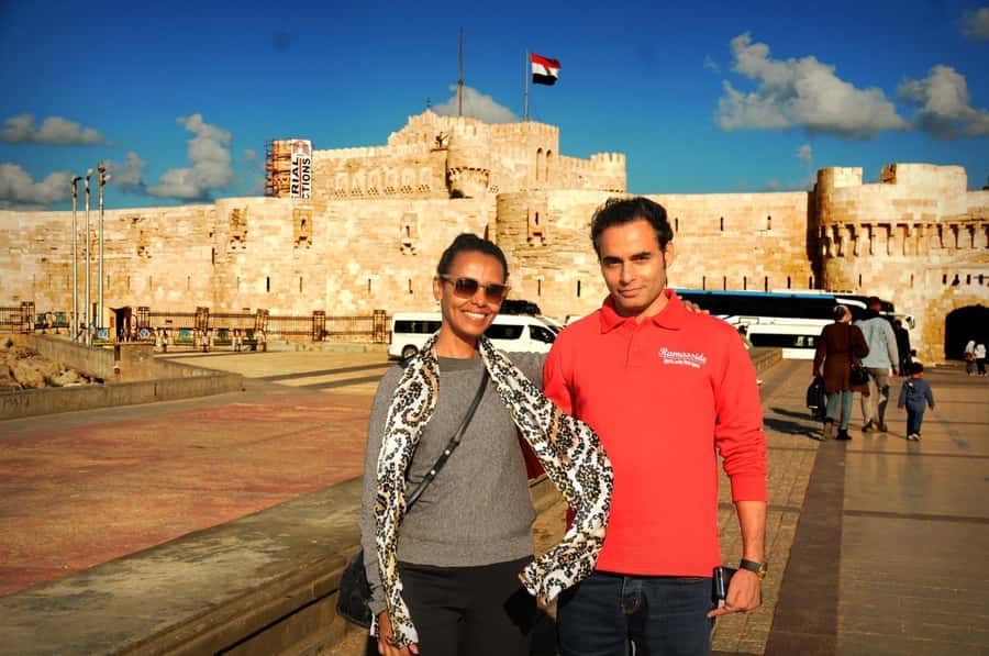 From Cairo: Overnight Trip to Alexandria - Day 2: Abbo Elabbas Mosque, Qaitbay’s Lighthouse connection, and Montaza Palace gardens
