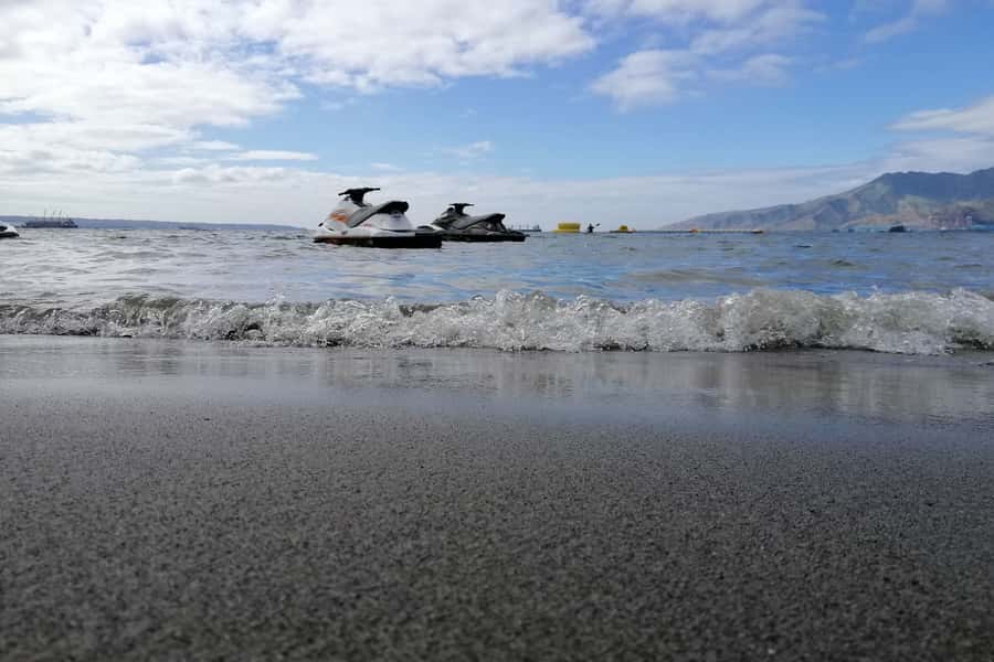 From Cairo: Red Sea Full-Day Trip with Optional Jet Ski Ride - Ain Sokhna Beach: swimming, clear water, and the Sinai view