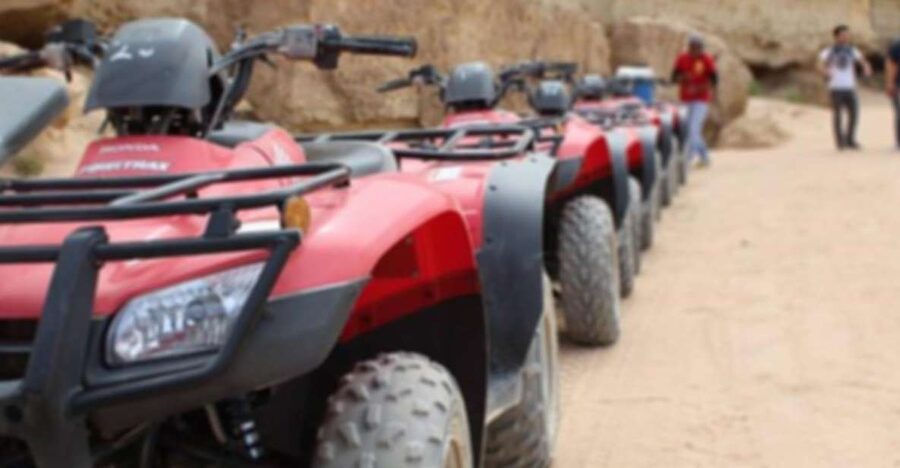 From El Gouna: Dry Canyon Quad Bike Morning Tour - Bedouin Camp Stop: Complimentary Drinks and the Shisha Question