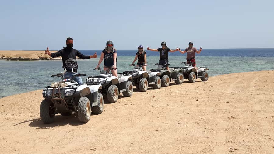 From Hurghada: Makadi Bay ATV Tour - The safety and pace style: adrenaline with guardrails