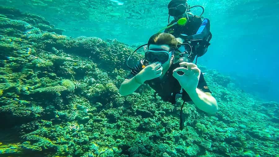 From Hurghada: Orange bay Snorkeling Cruise with Lunch - The boat setup: sun deck comfort plus air-conditioned relief