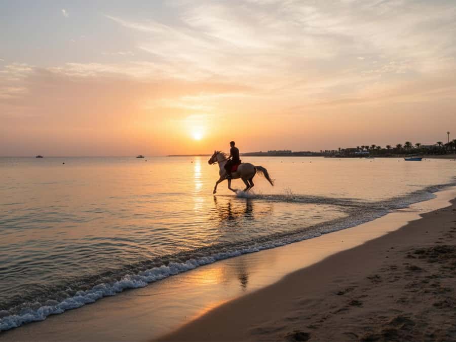 From Hurghada: Red Sea Sunrise and Desert Horseback Riding - Picking the Right Time: Sunrise Breakfast, Dinner, or Stargazing