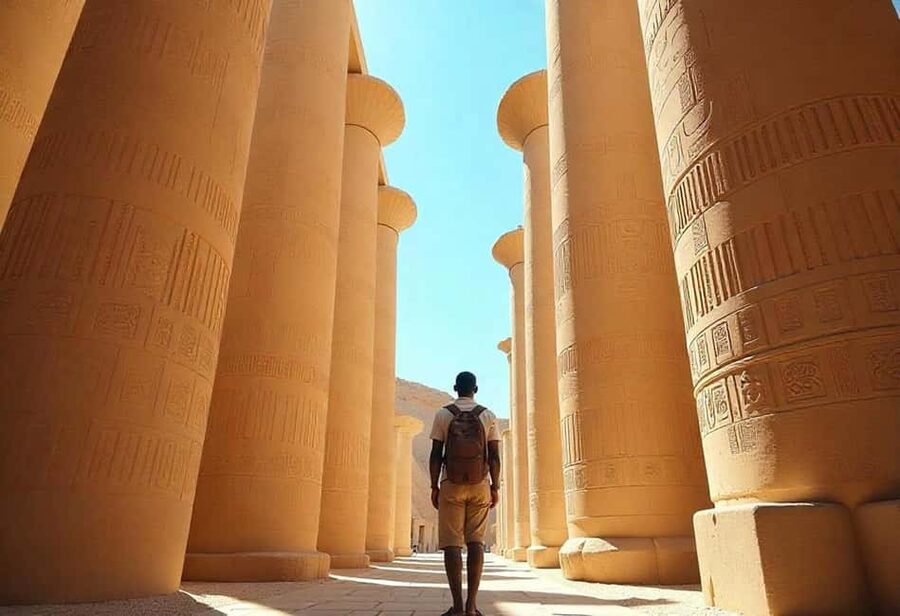 From Marsa Alam: Private Day Trip to Luxor by Car - Karnak Temple, where the pillars start to feel endless