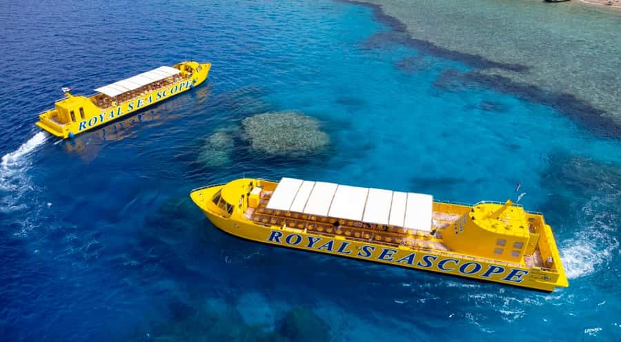 From Safaga: Royal Seascope Submarine with Snorkeling - What the Reef Looks Like from Both Sides