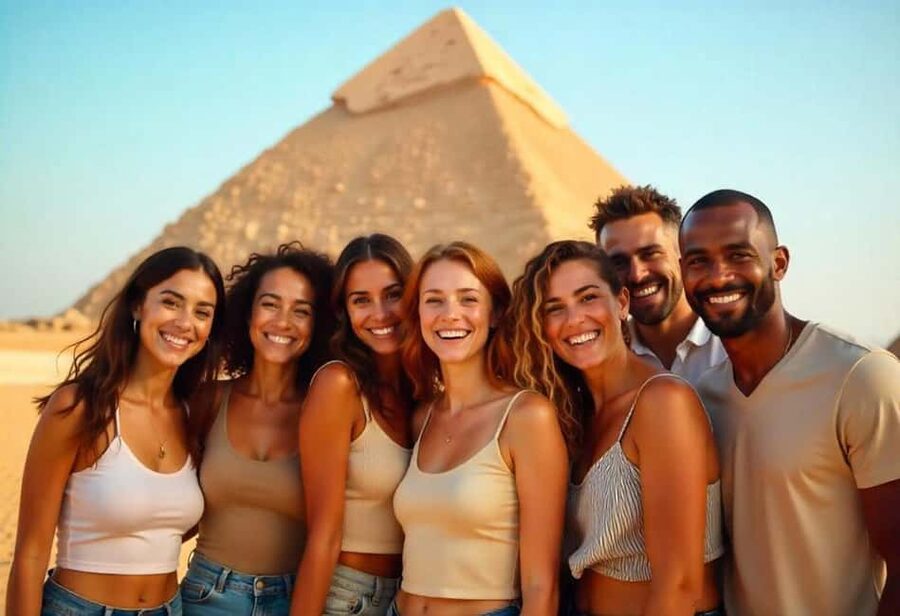 From Sharm El-Sheikh: Cairo's Pyramids: Full-Day By Flight - Giza Plateau: Great Pyramids, Sphinx, and Valley Temple
