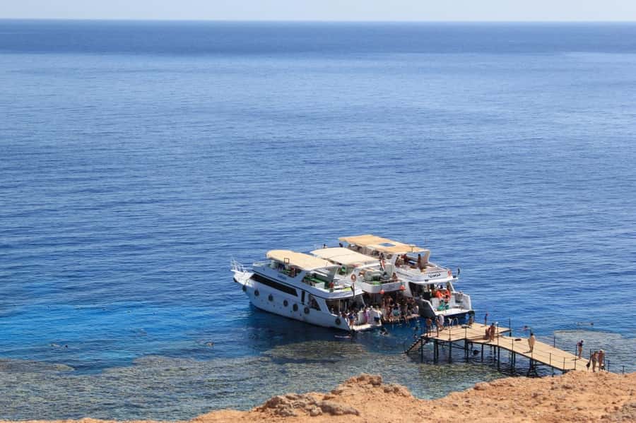 From Sharm: Ras Mohammed Cruise with Island Visit and Lunch - White Island: the best bonus stop, when tides allow