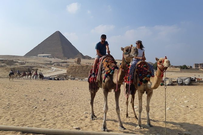 Full Day Private Tour Giza Pyramids Sphinx, Camel Ride, Egyptian Museum & Bazaar - Camel ride at the pyramids area: what’s included, what’s not