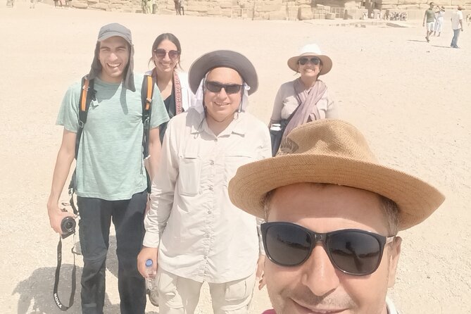 Full-Day Private Tour to Pyramids of Giza, Sphinx, Sakkara pyramid - Giza Plateau: Great Pyramid first, then Khafre and Menkaure