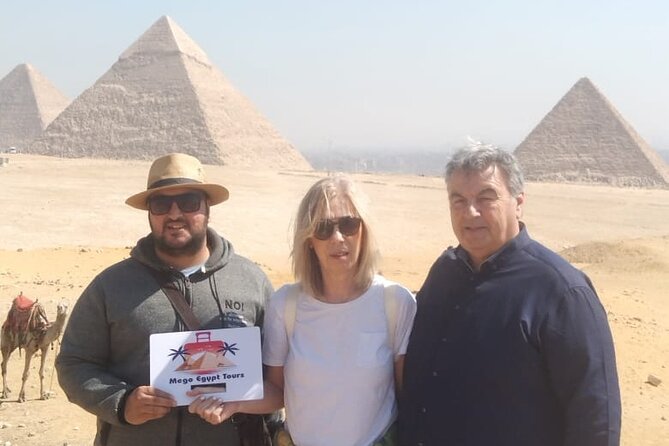 Full Day Pyramids of Giza, Sphinx and Grand Egyptian Museum GEM - Khafre and Menkaure Pyramids: Short Stops, Big Payoff