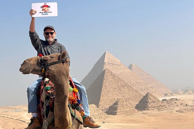 Full Day Pyramids of Giza, Sphinx and Grand Egyptian Museum GEM - Great Pyramid of Cheops: Full Explanation Plus an Optional Extra Ticket