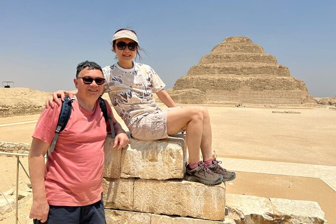 Full-Day Tour Giza Pyramids, Sphinx, Memphis, and Saqqara - Entering the Giza-Pyramid world, starting at 8:30am