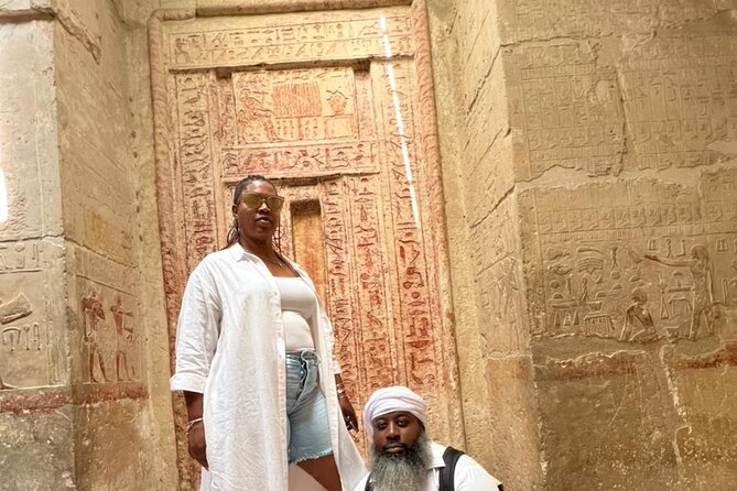 Full-Day Tour Giza Pyramids, Sphinx, Memphis, and Saqqara - The guide factor: Abduo and Mona set the tone