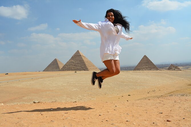 Full Day Tour Pyramids of Giza, Sakkara and Memphis From Cairo - Pyramids of Giza: Cheops, Khafre, Menkaure, Sphinx photos