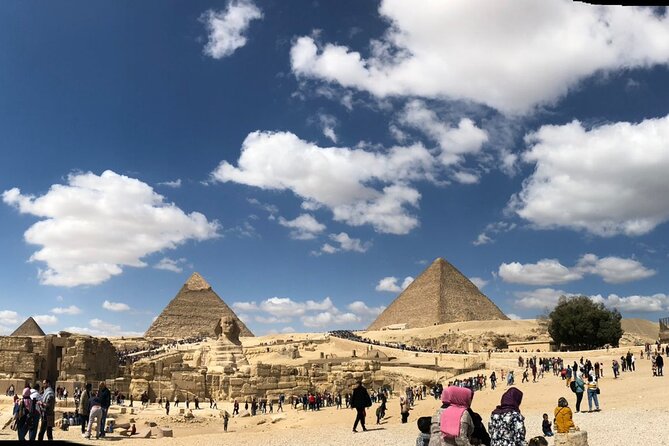 Full Day Tour to Giza Pyramids, Sphinx, Egyptian Museum, Khan el-Khalili Bazaar - Giza Pyramids and Sphinx: choosing what to enter and how to enjoy the views