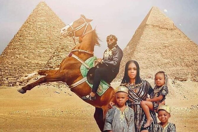 Full Day Tour to Giza with Camel & ATV Ride and Dinner Show - Camel or horse ride across the desert for real photo moments