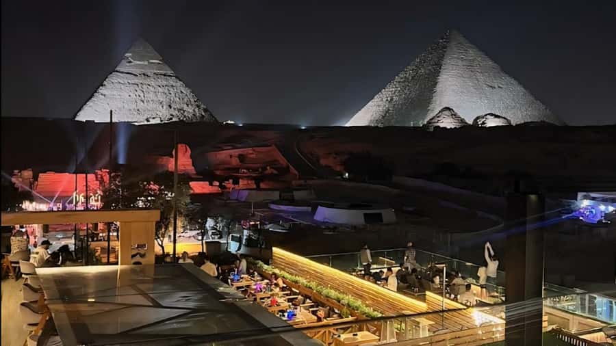 Giza: Dinner with Pyramids All Around You at Rooftop7000 - Why this Giza dinner feels like a front-row seat
