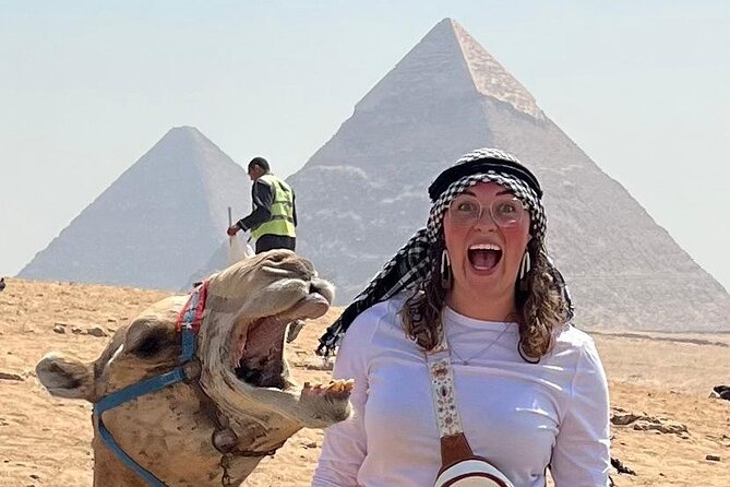 Giza pyramids all inclusive lunch, fees,camel&inside 3rd pyramid - Getting picked up for Giza without the stress
