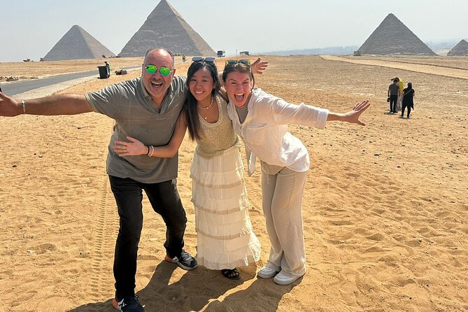 Giza pyramids all inclusive lunch, fees,camel&inside 3rd pyramid - Visiting the Sphinx, with context that makes it click