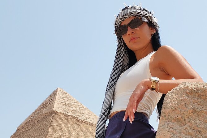 Giza pyramids all inclusive lunch, fees,camel&inside 3rd pyramid - Iconic photo angles, then the desert panoramic viewpoints