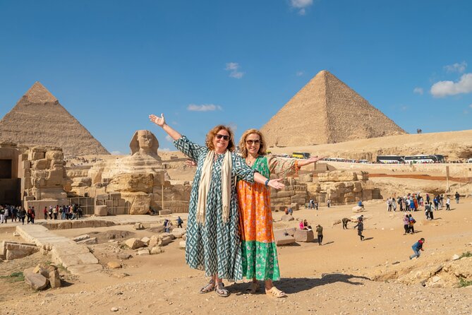 Giza Pyramids and Sphinx with Camel ride & Mummification Temple - Great Pyramid of Khufu: your main viewpoint, timed for impact