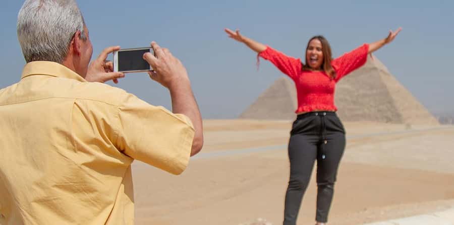Giza: Pyramids at Sunset Guided Camel Tour - Hotel pickup that actually saves your time