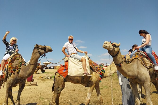 Giza Pyramids, Camel Ride, ATV and Shopping Tour w/ Dinner Cruise - Giza Pyramids and Great Sphinx, with a private guide and photo-ready pacing