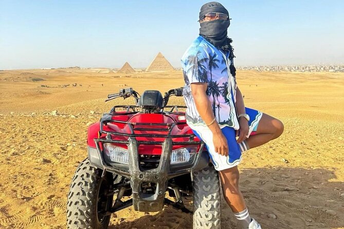 Giza Pyramids, Camel ride, Shopping with ATV Quad bike - A one-day Giza plan that mixes awe with action