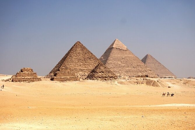 Giza Pyramids, Camel ride, Shopping with ATV Quad bike - Gizeh Plateau viewpoint time for the aligned-pyramid photo