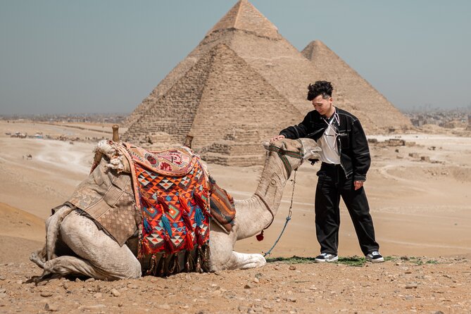 Giza Pyramids Photoshoot with Jumping Horse, Camel and Sphinx - Stop 3: Great Sphinx close-up photo viewpoints