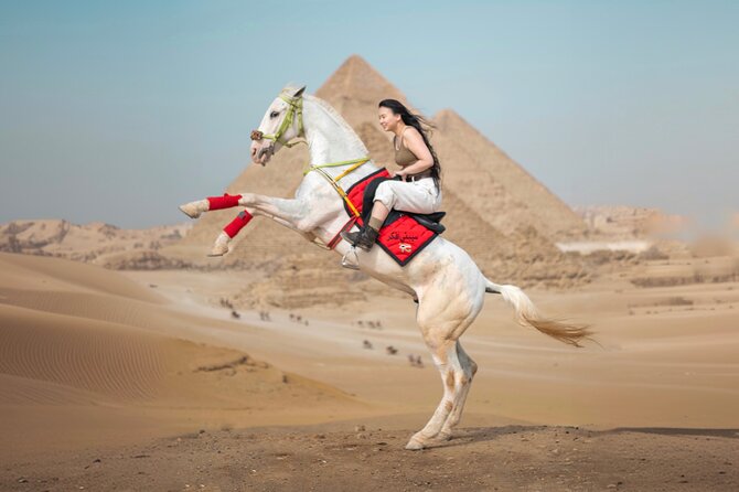Giza Pyramids Photoshoot with Jumping Horse, Camel and Sphinx - Photo delivery: what happens after you leave Giza
