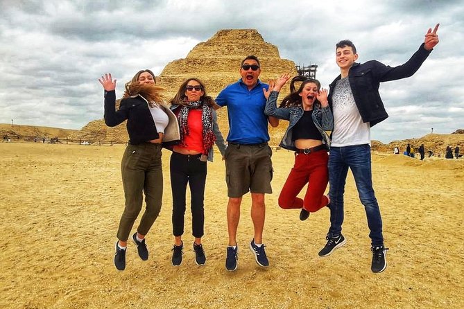 Giza pyramids, Sakkara and Memphis private tour - Saqqara Step Pyramid, Papyrus Columns, and Inside Access