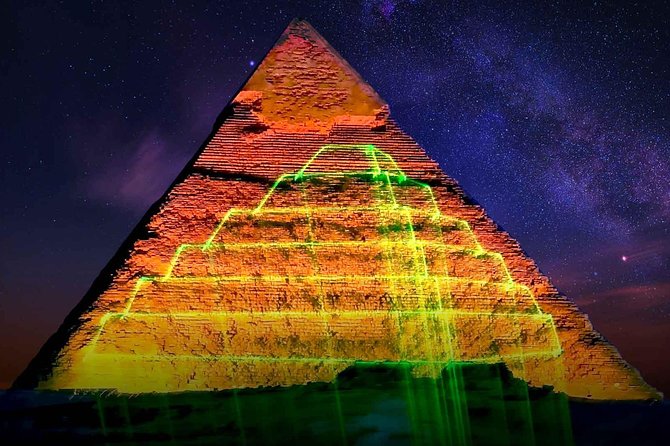 Giza Pyramids Sound & Light Show At Night - What you actually see during the 1-hour sound-and-light show