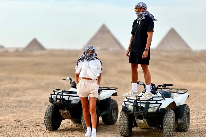 Giza pyramids,Sphinx, ATV bike,Camel ,Dinner Cruise&Shopping tour - Getting to Giza: pickup timing and how the day stays efficient