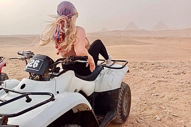Giza pyramids,Sphinx,ATV bike,Camel ride,Dinner cruise& shopping - Bazaars and optional lunch: plan your spending mood