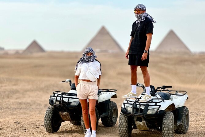 Giza pyramids,Sphinx,ATV bike,Camel ride, Dinner cruise& shopping - Camel ride: the classic photo moment, kept short on purpose