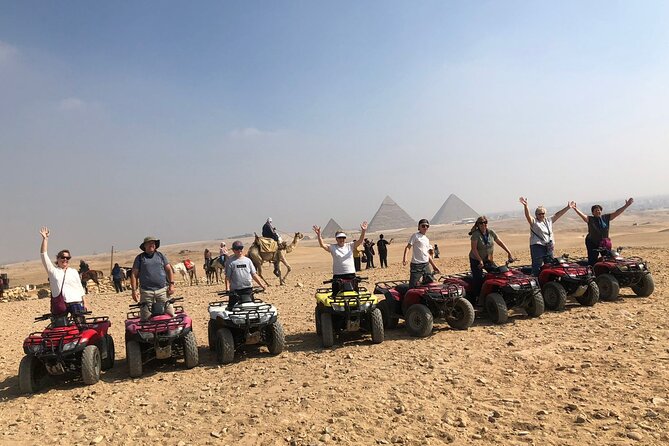 Giza pyramids, Sphinx, ATV bike, Lunch,Camel ride, Dinner cruise& shopping tour - ATV Quad Ride (About 60 Minutes) at Late-Day Light