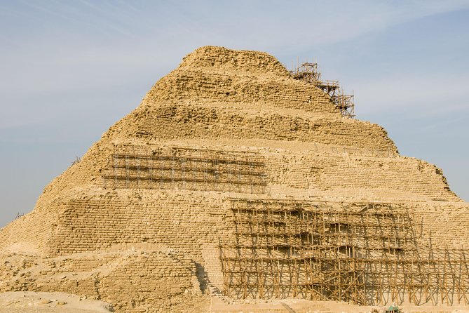 Giza pyramids Sphinx Sakkara and Memphis Private Day Tour - Memphis and Mit Rahina Museum: The Fallen Ramses II Statue Moment